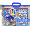 Online United Party Sonic 12 Piece Stationery in Zipper Tote Set