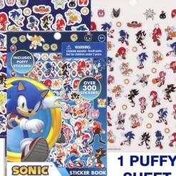 Clearance United Party Sonic Sticker Book with Puffy Stickers