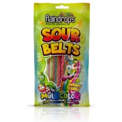 New Raindrops Sour Belts Rainbow 3.52 oz.