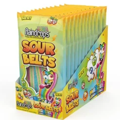 New Raindrops Sour Belts Rainbow 3.52 oz.