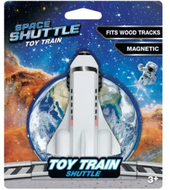 Online MasterPieces Space Shuttle Wood Toy Train