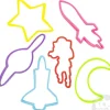 Online The Toy Network Space Silicone Stretch Bands