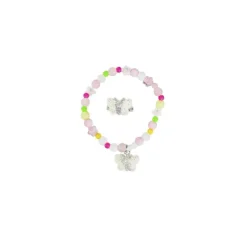 Outlet Creative Education Sparkle Butterfly Bracelet & Ring Set