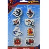 Hot United Party Spiderman 8 Pack Eraser on blister card