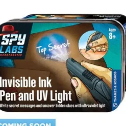 Hot Thames u0026 Kosmos Spy Labs: Invisible Ink Pen and UV Light