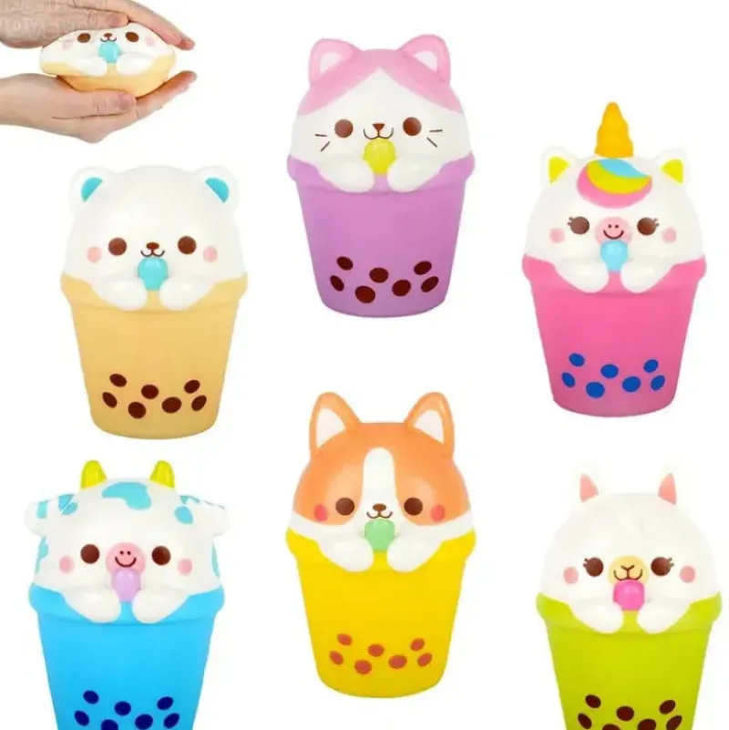 Best The Toy Network Squish Bubble Tea Animal 6"