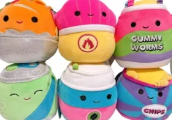 Hot Squishmallows 8" Neon Junk Food Plush