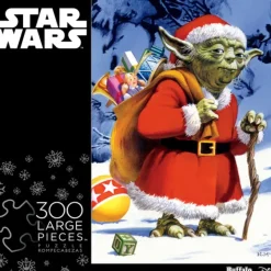 Sale Buffalo Games Star Wars: Holiday Yoda - 300 Large Piece Puzzle