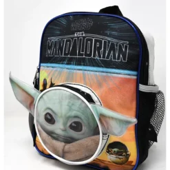 United Party Star Wars "The Child" Baby Yoda 11" Mini Backpack with Head