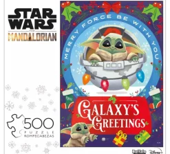 Sale Buffalo Games Star Wars: The Mandalorian: Galaxy's Greetings - 500 Piece Puzzle