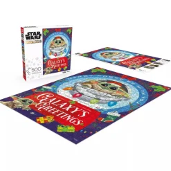 Sale Buffalo Games Star Wars: The Mandalorian: Galaxy's Greetings - 500 Piece Puzzle
