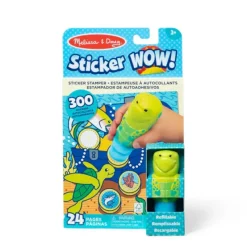 Hot Melissa u0026 Doug Sticker WOW! Activity Pad & Sticker Stamper - Sea Turtle