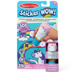 Best Melissa u0026 Doug Sticker WOW! Activity Pad & Sticker Stamper - Unicorn
