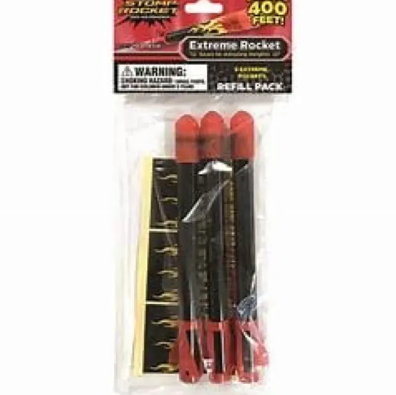 Sale Stomp Rockets Stomp Rocket Extreme Refill Pack - Includes 3 Extreme Rockets