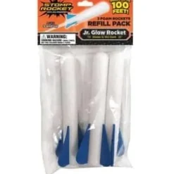 Best Stomp Rockets Stomp Rocket Junior Refill Pack - Includes 3 Glow in the Dark Rockets