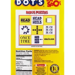 Hot Tootsie Super Size DOTS Original Fruit Flavored Gum Drops 17.8 oz. Box