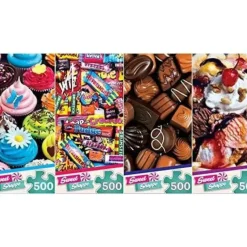 Hot MasterPieces Sweet Shoppe - 500 Piece Puzzle Assortment