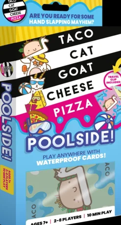 New Dolphin Hat Games Taco Cat Goat Cheese Pizza - Poolside!