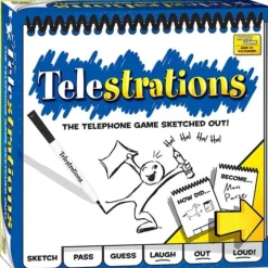 Outlet USAopoly Telestrations 8 Player - The Original