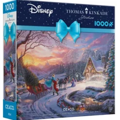 Best Ceaco Thomas Kinkade Disney - Cinderella Bringing Home the Tree - 1000 Piece Puzzle
