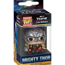 Discount Funko Thor: Love and Thunder - Mighty Thor Pocket Pop! Key Chain