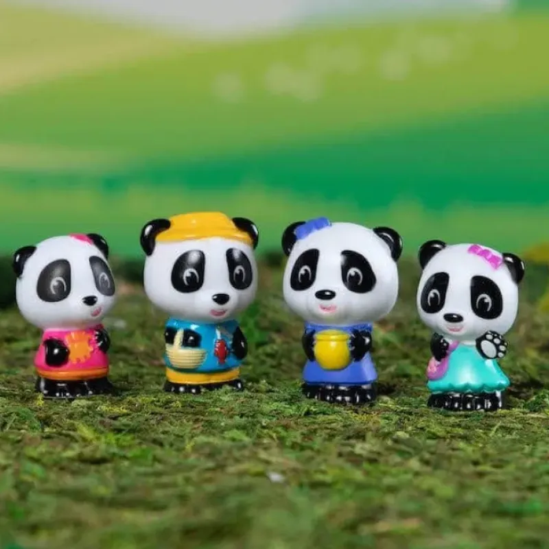 Clearance Fat Brain Toys Timber Tots Panda Family of 4