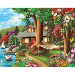 Best MasterPieces Time Away - Around the Lake - 1000 Piece Puzzle