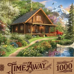 Outlet MasterPieces Time Away - Mountain Retreat - 1000 Piece Puzzle