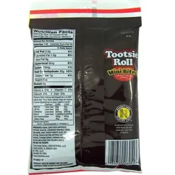 Hot Tootsie Roll Mini Bites Candy Coated Chews - 5.5 oz. Bag
