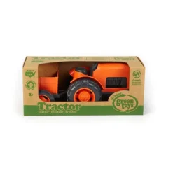 Clearance Green Toys Tractor - Orange