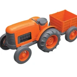 Clearance Green Toys Tractor - Orange