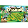 Online MasterPieces Tractor Town Checkers Board Game