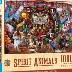 Clearance MasterPieces Tribal Spirit - Spirit Animals - 1000 Piece Puzzle