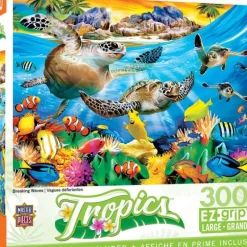 Sale MasterPieces Tropics - Breaking Waves - 300 Piece EzGrip Puzzle