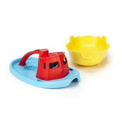 Clearance Green Toys Tug Boat - Blue Top
