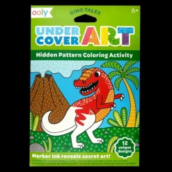 Online Ooly Undercover Art: Hidden Pattern Coloring Activity - Dinos
