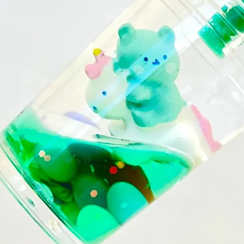 Hot BC Mini Unicorn Bear Boba Key Charm