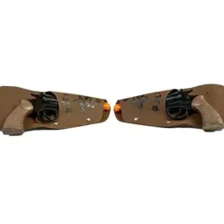 Parris Toys Western Deputy Double Holster Set Cap Guns 8.5" Long