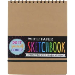 Sale Ooly White DIY Cover Sketchbook - Large