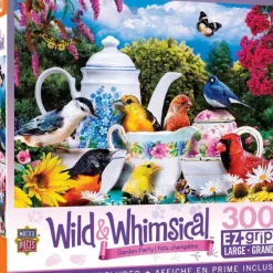 Hot MasterPieces Wild & Whimsical - Garden Party - 300 Piece EzGrip Puzzle