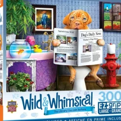 Sale MasterPieces Wild & Whimsical - The Library - 300 Piece EZGrip Puzzle
