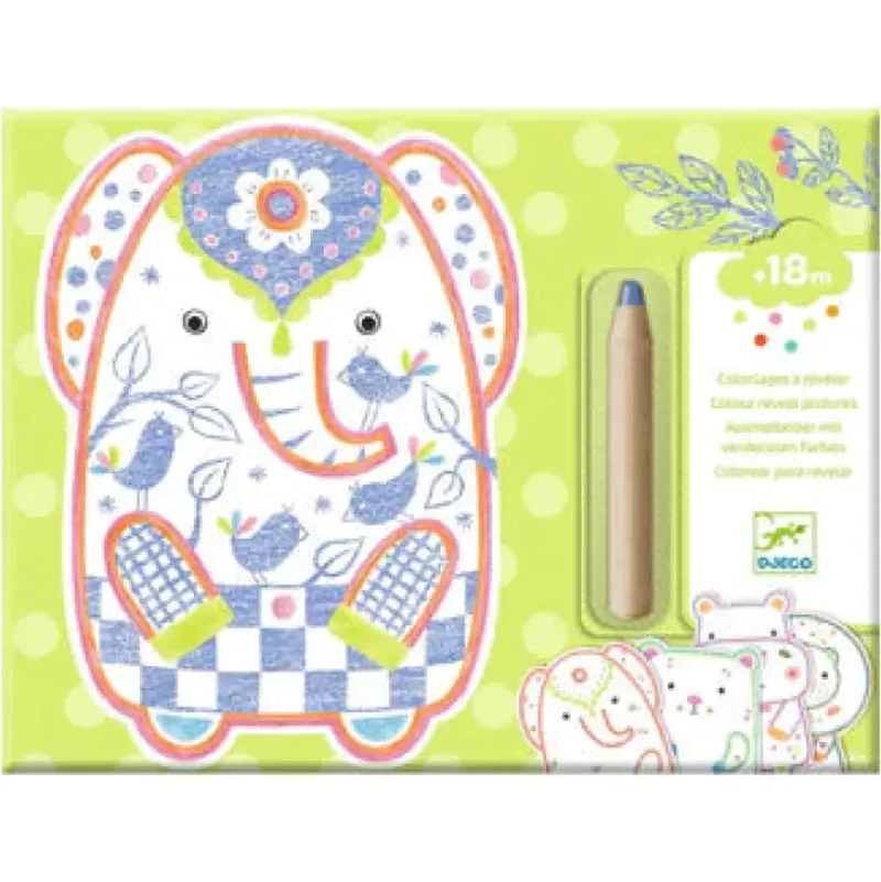 Clearance DJECO Wild Animals Coloring