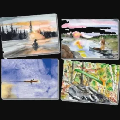 Online Legacy Bound Wilderness Paddler Notecard Pack