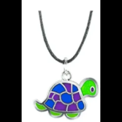 Clearance Squire Boone Village Wildlife Mood Necklace - Turtle