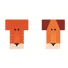 New DJECO Wood Letters Graphic Animal - T