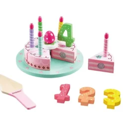 Outlet Great Playthings Wooden Birthday Cake Set
