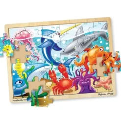 Online Melissa u0026 Doug Wooden Jigsaw Puzzle Under the Sea - 24 Piece