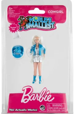 Sale Super Impulse World's Smallest 4 Inch Posable Barbie™ Doll – Rollerblade Or Cowgirl