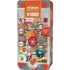 Hot MasterPieces World's Smallest - Retro Petrol - 1000 Piece Puzzle in a Tin