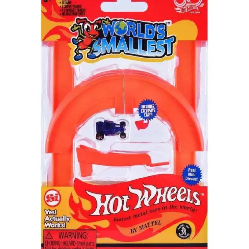 New Super Impulse World's Smallest Hot Wheels Hot Curves Action Set - Includes 1 Car